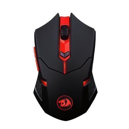 Combo Mouse + Pad Redragon M601WL, Black/Red-1