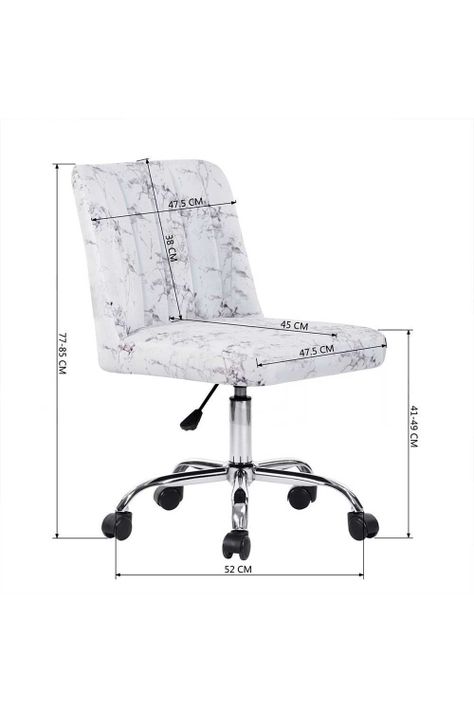 Silla de Oficina Acolchada - Estampada-2