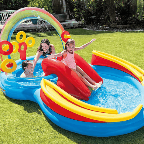 Centro de Actividad Inflable Arcoíris Rainbow-6