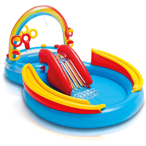 Centro de Actividad Inflable Arcoíris Rainbow-0