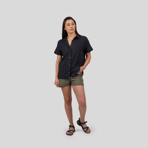 Camisa Ginka Mujer Dark Grey Gnomo-1