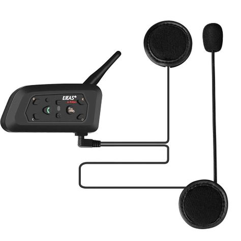 Intercomunicador y Manos libres Bluetooth Ejeas V6 PRO-2