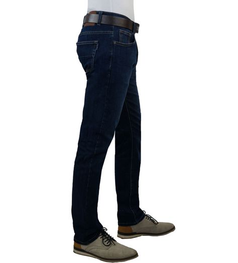 Jeans tiro alto-alto semi recto dark blue-5