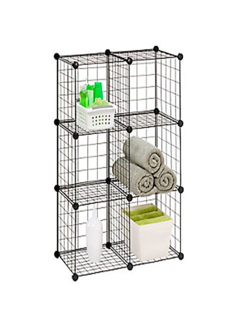 organizador de libros metalico 6 cubos -2