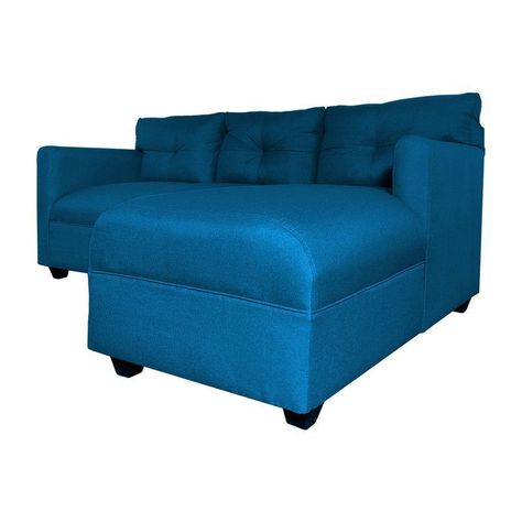 Seccional Mateo Chenille Azul Pata Plastica-2