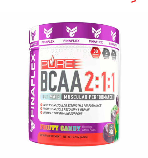 Pure Bcaa 2:1:1 - Finaflex - 30 Serv Fruit Candy-0