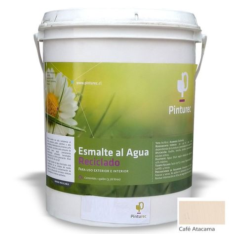 Esmalte al Agua Pinturec Satinado Cafe Atacama 1G-0