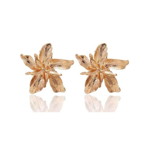 Aros flor dorado all star-0