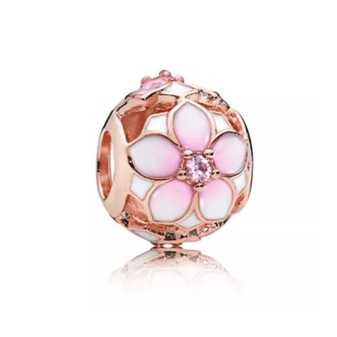 Charm  Dije  Golden  Flower-0