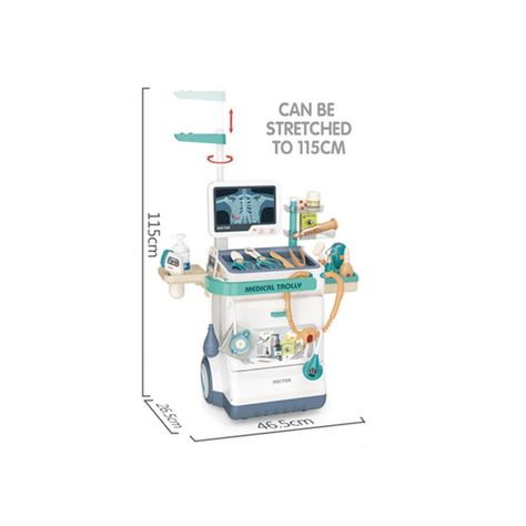 Juguete Kit Medico Mesa Con 26 Accesorios-5