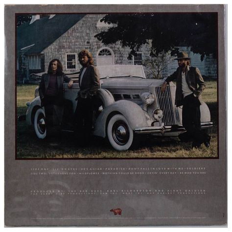 BEE GEES - LIVING EYES VINILO USADO-1