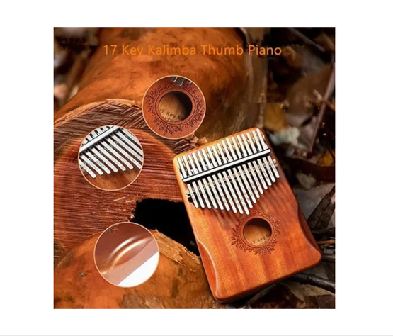 Kalimba Instrumento Musical De 17 Tono De Madera-2