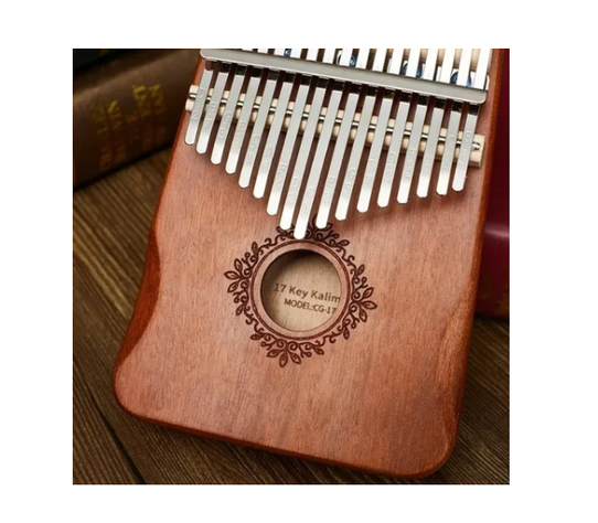 Kalimba Instrumento Musical De 17 Tono De Madera-5