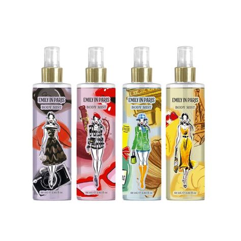 Set 4 Splash Corporal Colección de Emily In París-1