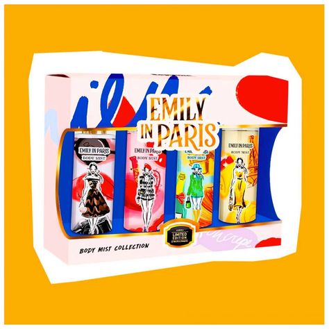 Set 4 Splash Corporal Colección de Emily In París-6