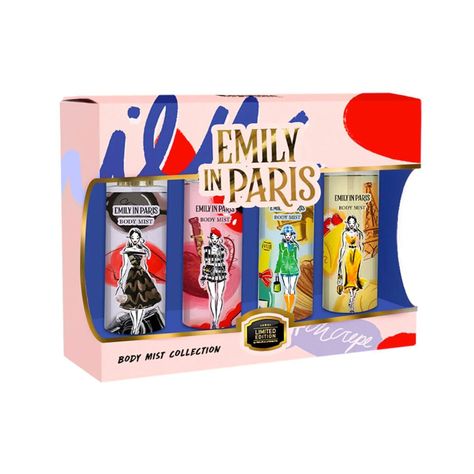 Set 4 Splash Corporal Colección de Emily In París-5