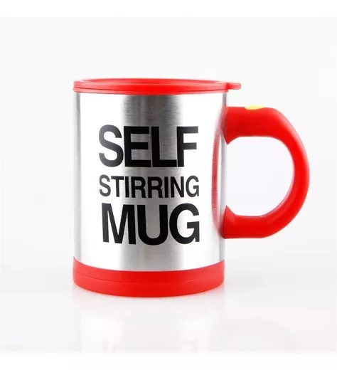 Tazon Mug  Eléctrico Agitador Café Rojo-1