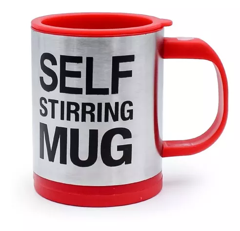 Tazon Mug  Eléctrico Agitador Café Rojo-0