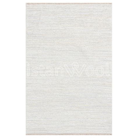 Alfombra Moderna Lisa 160x230 cms.Blanca -0