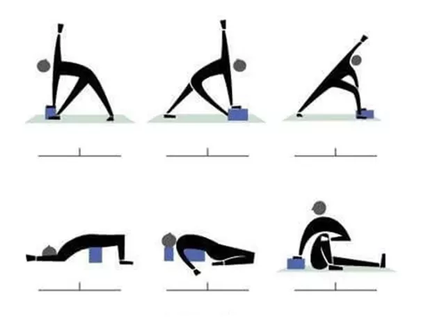 Bloque Espuma Alta Densidad Yoga azul -2