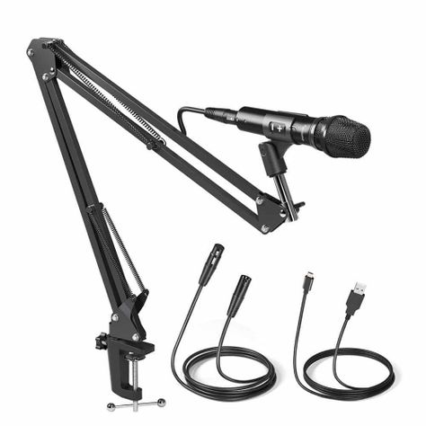 Kit Micrófono Dinámico Maono entrada USB, XLR – AU-HD300S-0