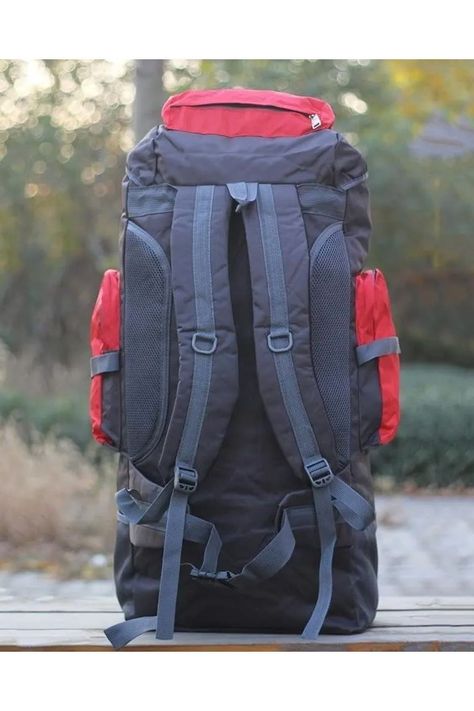 Mochila Viaje 90 Litros Mochilas De Camping Naranjo-2