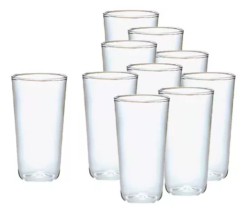 120 Set Vasos Desechables Vaso Plastico Vaso Acrilicos 300ml 12X101669-3