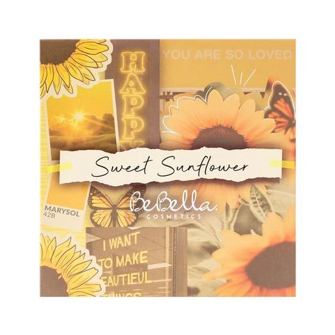 Paleta de Sombras "Sweet Sunflower" de BeBella Cosmetics-2