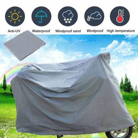 Carpa Funda Cubre Moto Impermeable-4