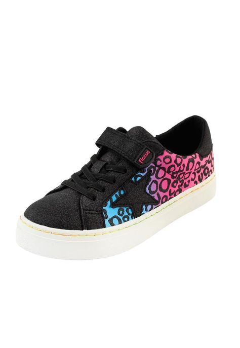Zapatilla urbana velcro elastico a correr niña 904-1