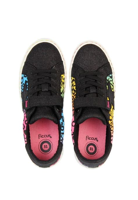 Zapatilla urbana velcro elastico a correr niña 904-2