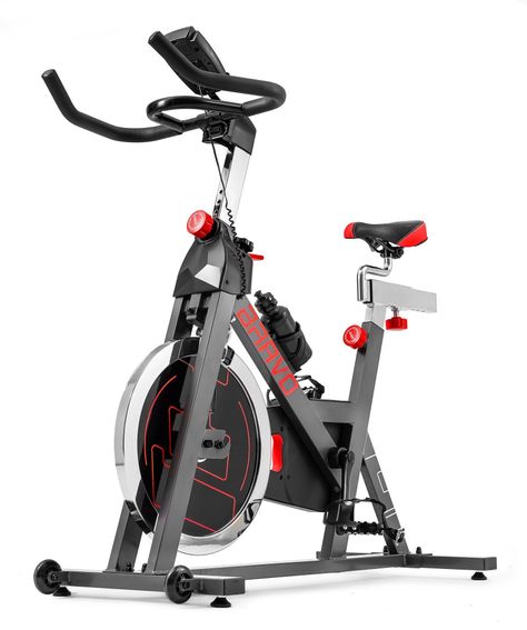 Spinning Bravo Indoor HS-045IC 18 KG Negro con Rojo – Hop Sport-0