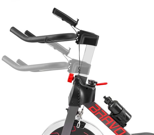 Spinning Bravo Indoor HS-045IC 18 KG Negro con Rojo – Hop Sport-5
