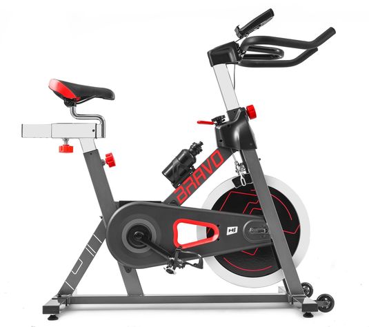Spinning Bravo Indoor HS-045IC 18 KG Negro con Rojo – Hop Sport-1