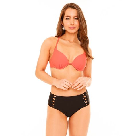 Mujer Calzon Alto H2O Wear con Vivos Negro-5