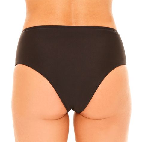 Mujer Calzon Alto H2O Wear con Vivos Negro-1