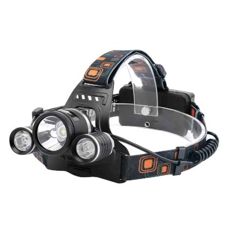 Linterna de Cabeza Cintillo Led Cree Carga Micro USB Tecnolab -0