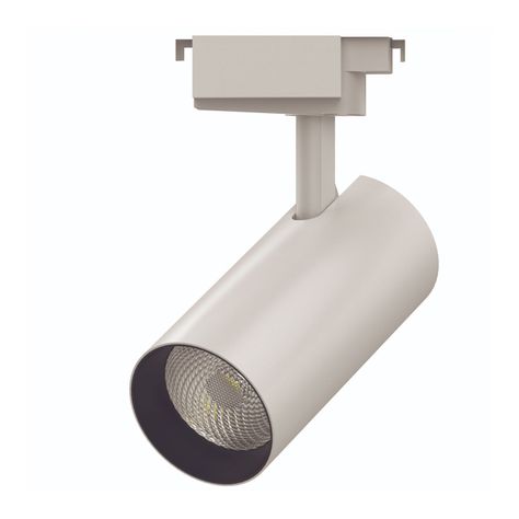 Foco Decorativo Riel 40º Trifásico 30W Cálido Blanco-4