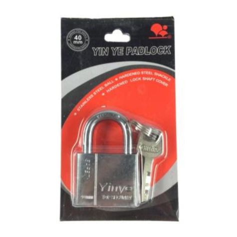 CANDADO SEGURIDAD 40MM DE ACERO INOXIDABLE-1