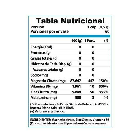 Pro-hormonal ZMA Nightime +Vitamina B6 60 cápsulas-1