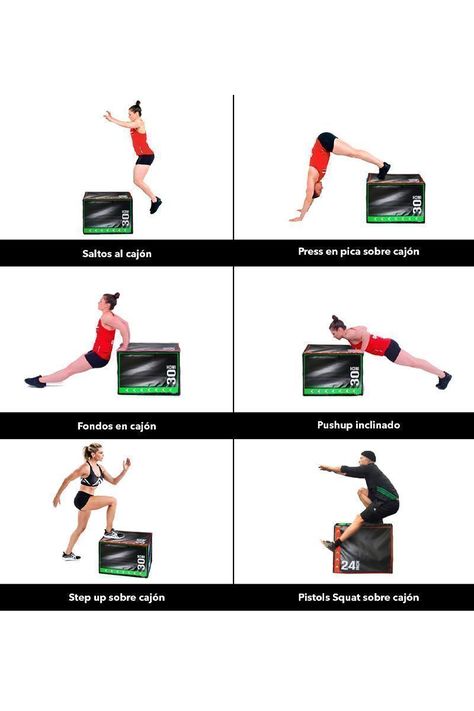 Cajón de Salto Crossfit Entrenamiento Negro-4