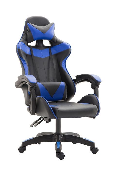 Silla Gamer Ultimate Racing Azul-0