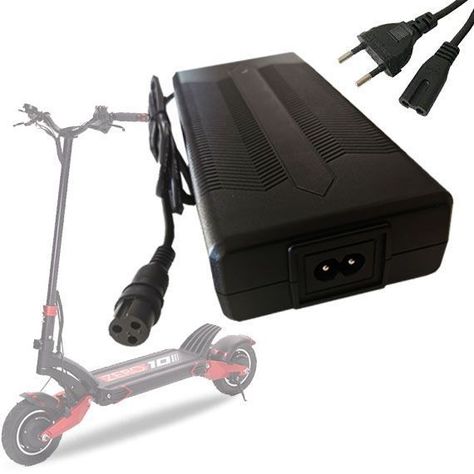 Cargador Scooter Eléctrico Zero10X (58.8V 2.0AH 3 Pin)-0
