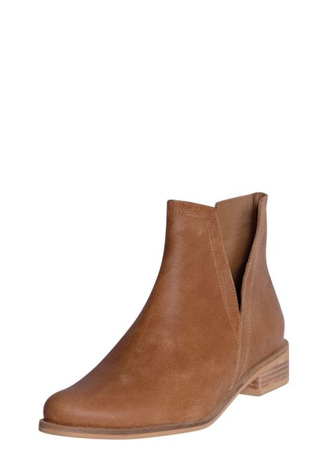 Botin Candelaria Taco Bajo Camel-0