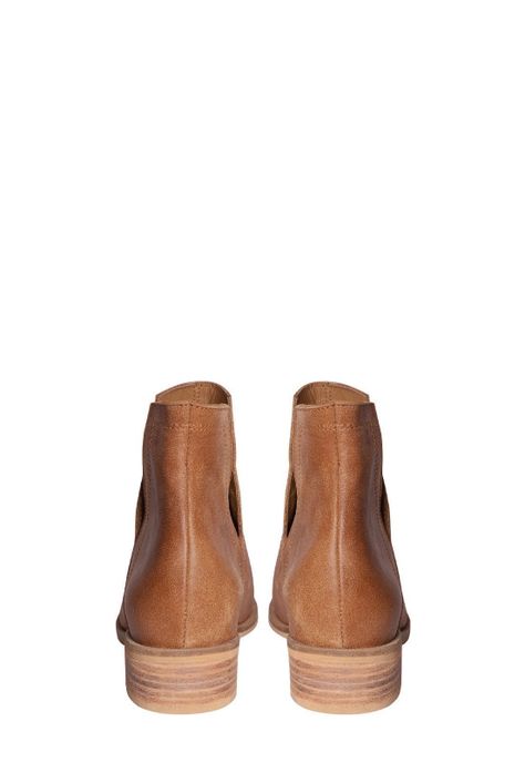 Botin Candelaria Taco Bajo Camel-3