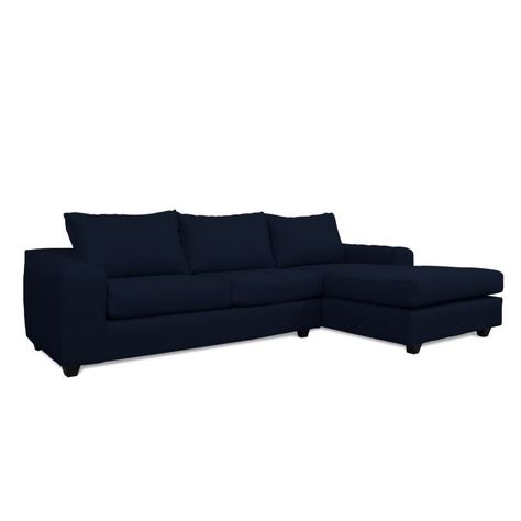 Seccional Kandra Chenille Tipo Lino Azul-1