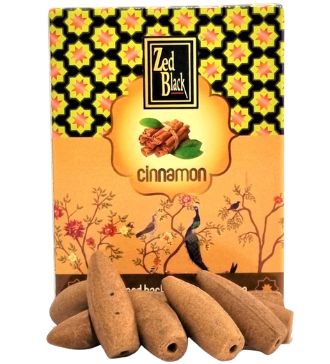 Conos de incienso Para Cascada Canela - Zed Black-0