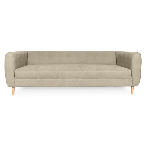 Sofá Lynette Felpa Beige 3 Cuerpos-0