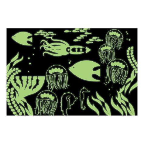 PUZZLE 100PCS BRILLA EN LA OSCURIDAD, BAJO EL MAR-1
