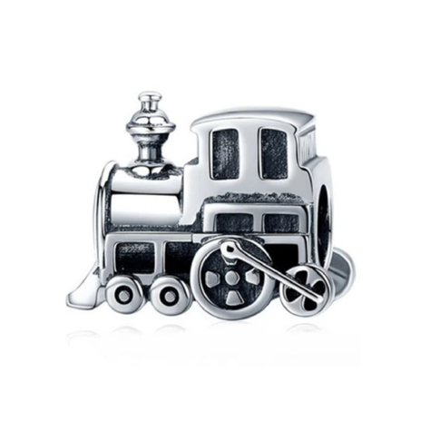 Charm Tren Locomotora en Plata Fina 925 SILVER HEART-0